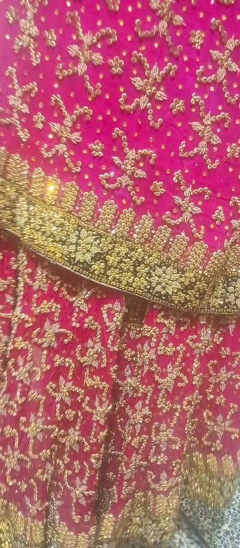 bridal lehnga shocking pink 1