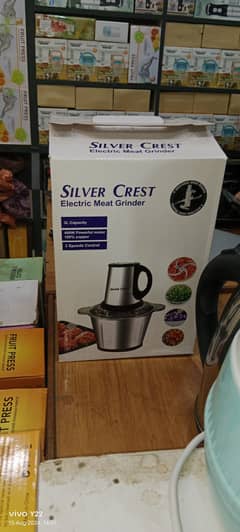 Silver crust chopper 3 liter fast and easy working