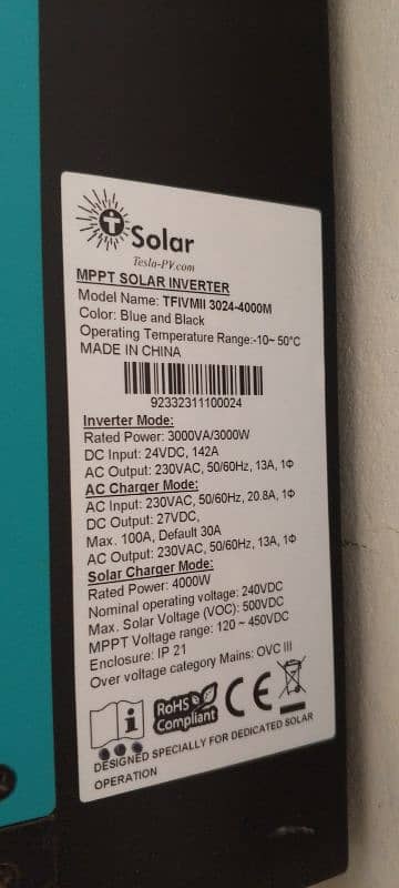 solar inverter 3/5 kw 4