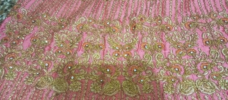 baby pink colour bridal lehnga 1