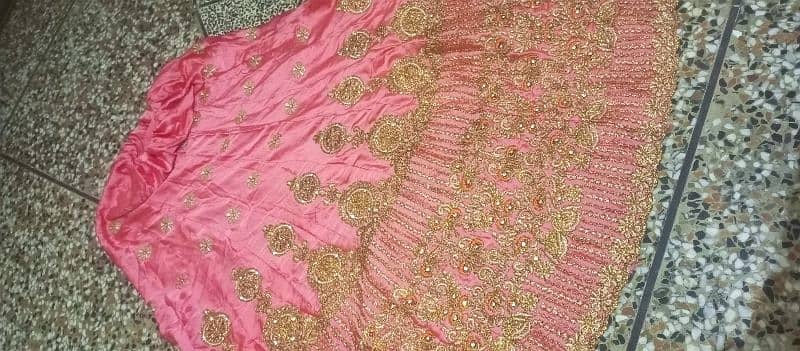 baby pink colour bridal lehnga 2