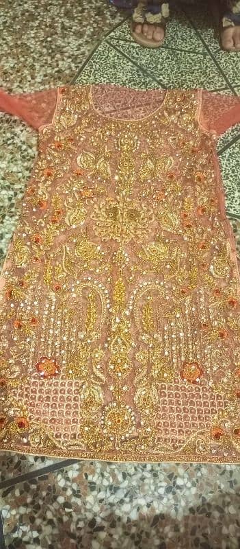 baby pink colour bridal lehnga 6