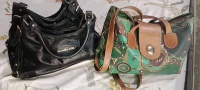 Leather hand bags deal of 2 bags in just rupees 1000