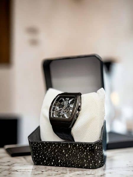 Men's watch analogue black 1