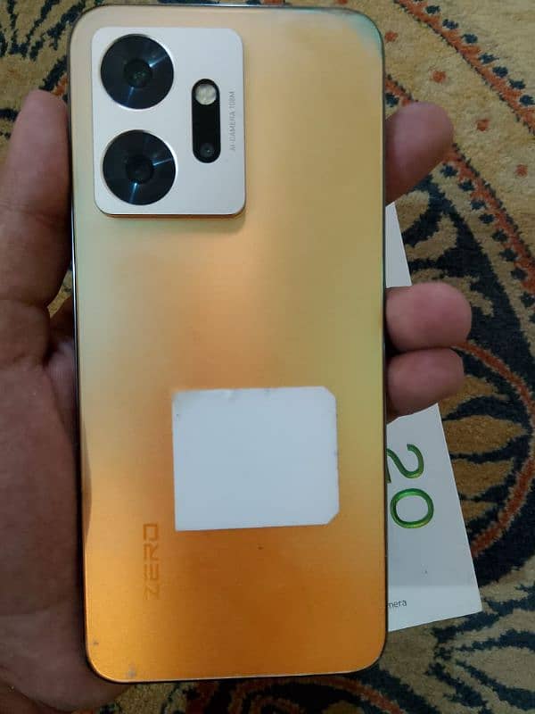 infinix zero 20 with box and  charger  full  box ha 4