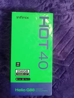 Infinix hot 40 8+256 brand new with full asseriess