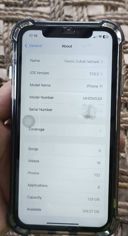 iphone 11 128gb PTA approved 1