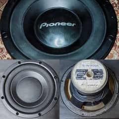 ORIGINAL PIONEER 305'C WOOFER {SOUND SYSTEM SPEAKER AMPLIFIER}