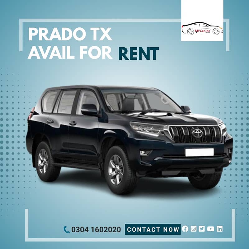 Car Rental | B6 Revo Prado Bullet Proof Rent a Car Services in Lahore 18