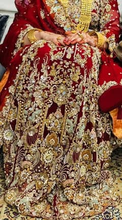 full heavy designer bridal suit