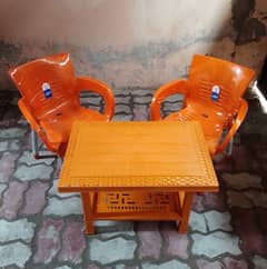 Kids Plastic Chairs and Table set