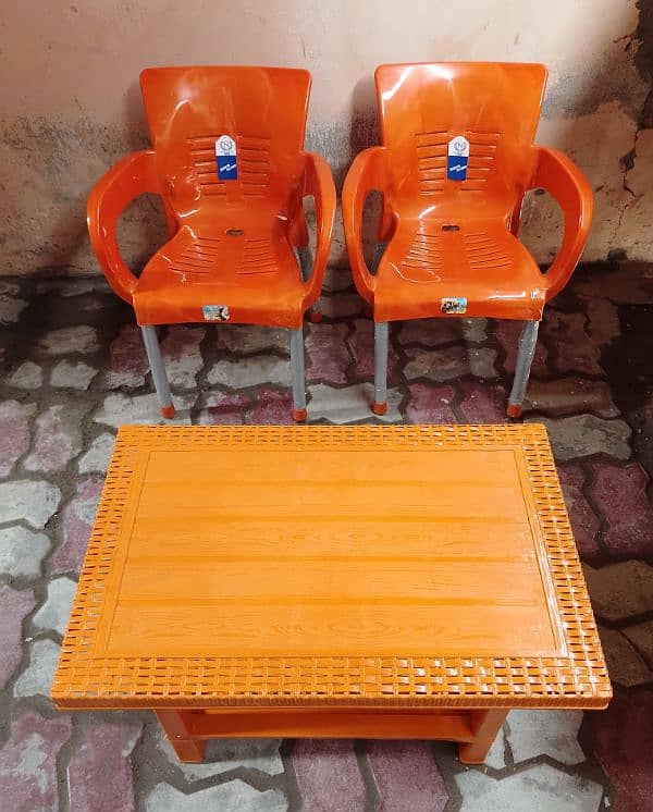 Kids Plastic Chairs and Table set 4