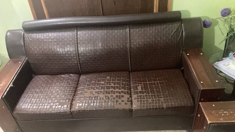 sofa set for sale a bit rough but still are in good condition 1