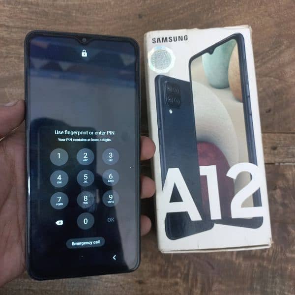 samsung a12 4/64 with box 0