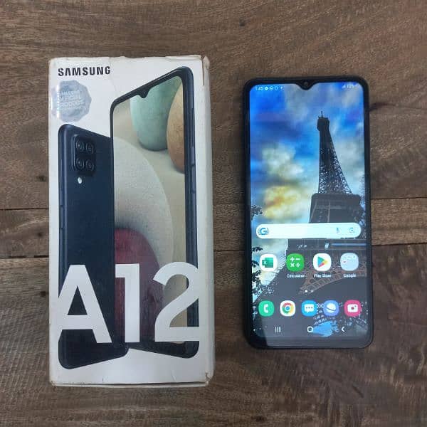 samsung a12 4/64 with box 3