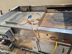 Deep fryer 16 liters with shawarma plate