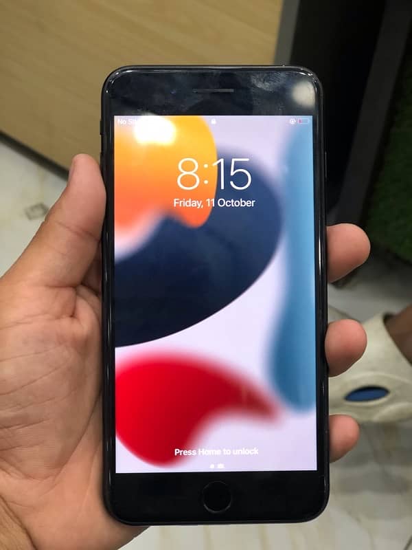 IPhone 7 Plus PTA 128 panel brk 10/9 BATTERY CHANGE FINGER OK WITH BOX 2