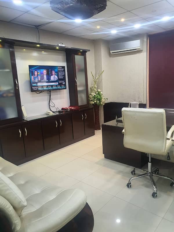 NEAR 2 TALWAR VIP LAVISH FURNISHED OFFICE FOR RENT WITH EXCITIVE CHAMBER MEETING ROOM CUBICLE WORK STATION AC LCD RENT ALMOST FINAL NOTE 1 MONTH COMMISSION RENT SERVICES CHARGES MUST 5