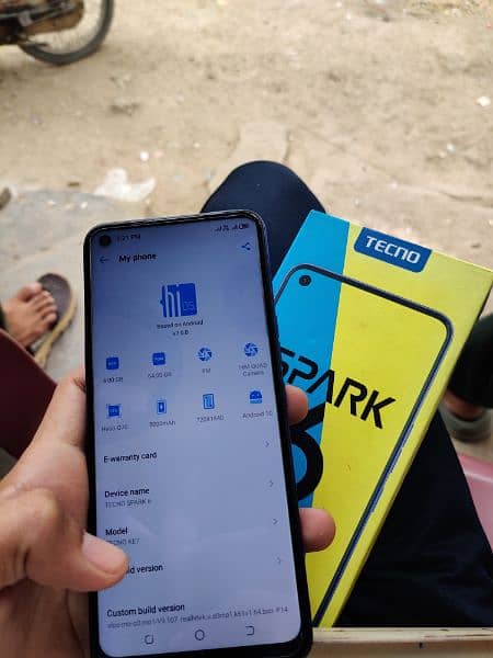 Tecno spark 6 ram. memory 4/64 6