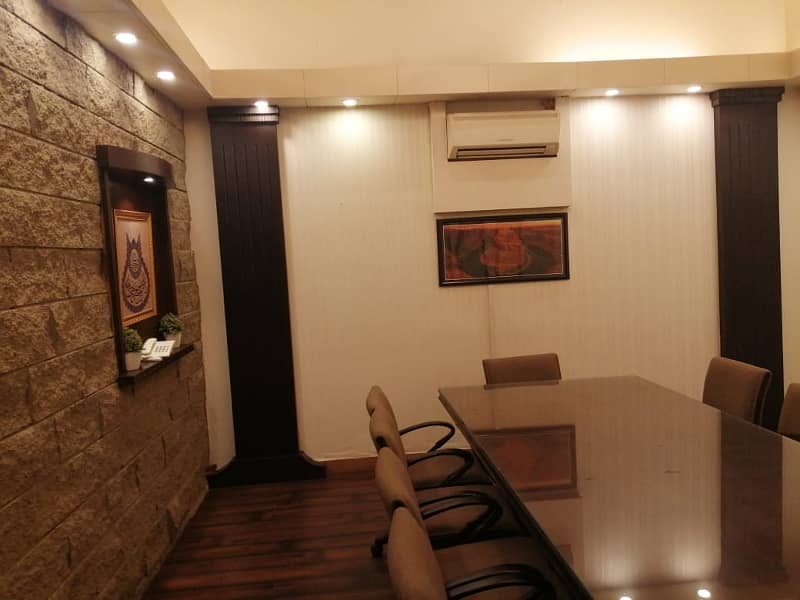 NEAR 2 TALWAR VIP LAVISH FURNISHED OFFICE FOR RENT WITH EXCITIVE CHAMBER MEETING ROOM CUBICLE WORK STATION AC LCD RENT ALMOST FINAL NOTE 1 MONTH COMMISSION RENT SERVICES CHARGES MUST 19