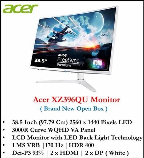 Acer Predator XB323U  32" IPS NVIDIA G-SYNC  Monitor, HDR600, , 170Hz, 7