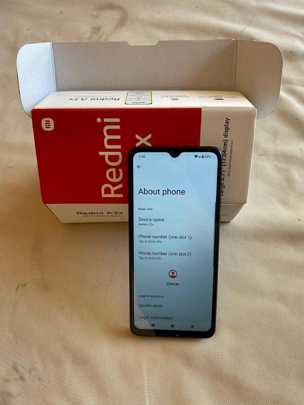 redmi A3X pta approved 6 months warranty hai abhi 5