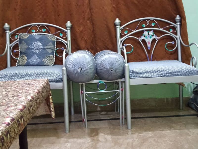 iron sofa set for sell 1