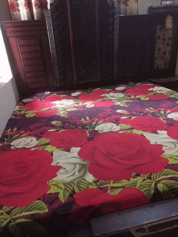 King size Double Bed Bedroom set 1