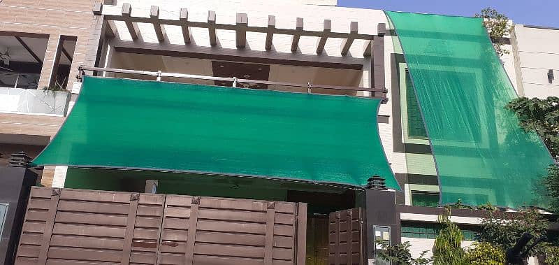 green nett . green tarpal. jali. sun shade 0