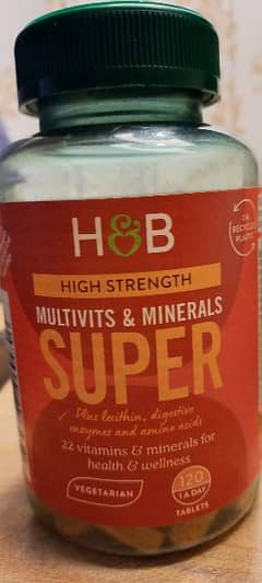 High strength Multivitamin from UK Holland and barrett