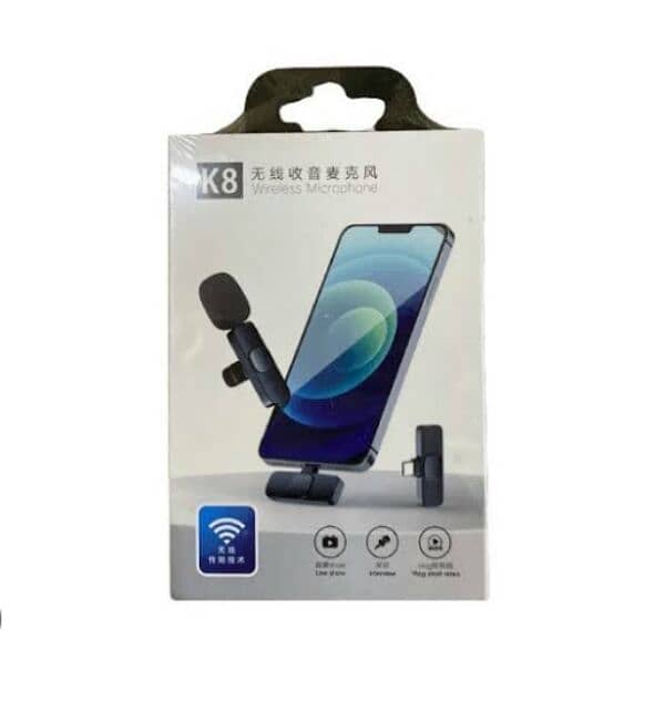 k8 wireless microphone mike bluetooth connect 3