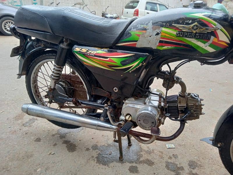 super star bike saf sutri nut to nut original shiny genuine condition 9