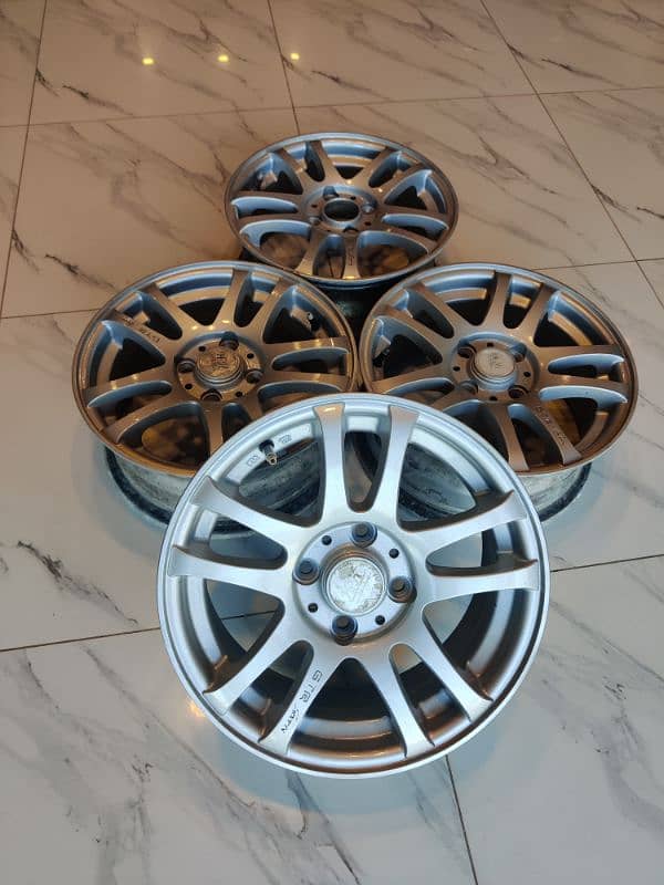 14 Inch Alloy Wheels GTR Sports 4