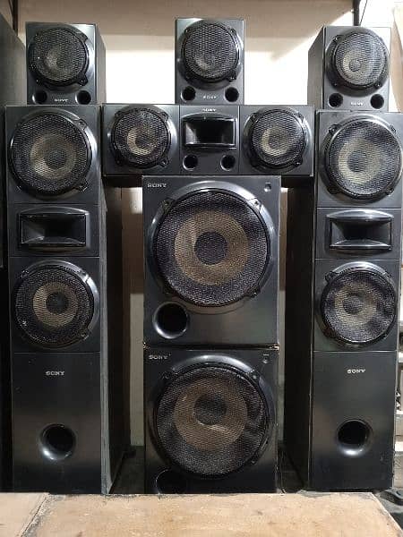 Sony  (SS-SRP5000) speakers with active woofers 2