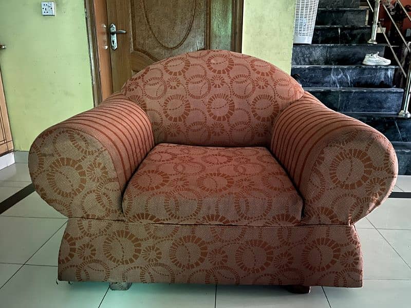 3+1+1 Seater Sofa with Table 0