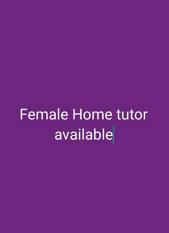 home tuition 0