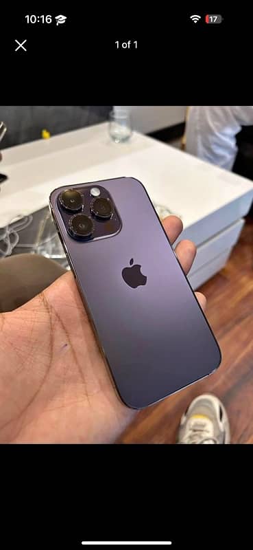 iphone 14 pro jv 128 gb 86 helath deep purple with box 03165072600 6