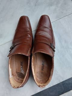 servis brown formal shoes