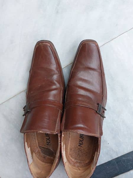 servis brown formal shoes 3