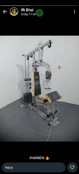 Home gym for home use . A machine included all exercise . 0