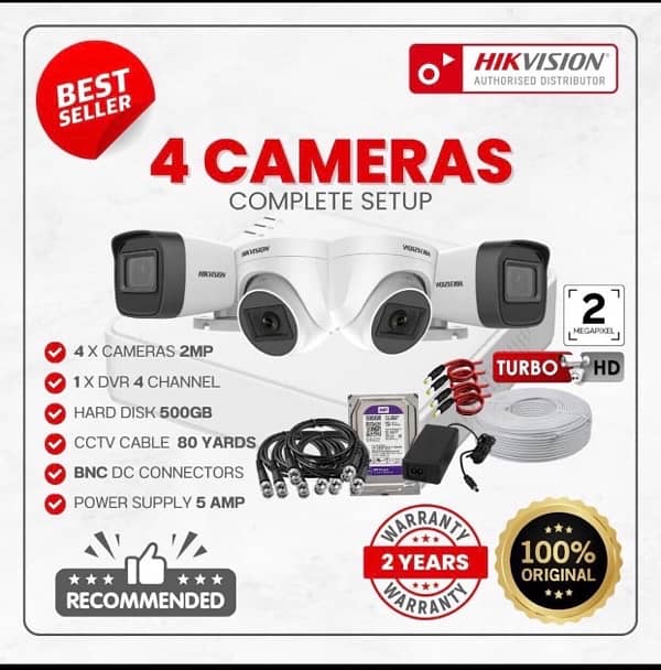 Hikvision Cctv camera 2 year warranty 0