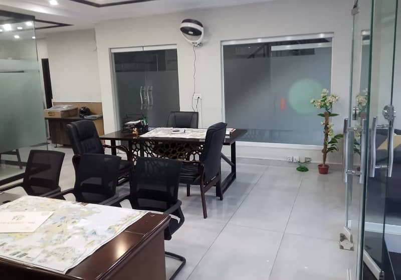 5 marla ground floor availble for rent on main boleved 15