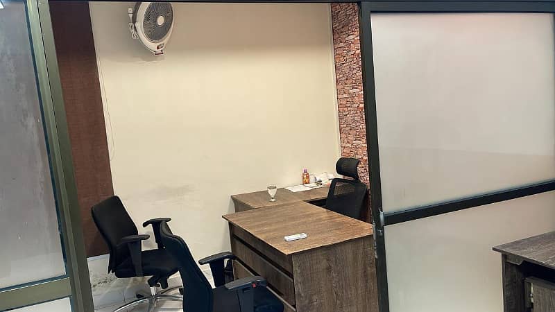 605 Sqft Furnished Office | Al Hafeez Executive | Gulberg Lahore 9