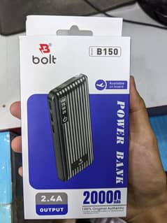 brand new bolt powerbank 20000mah wholsale rate 0