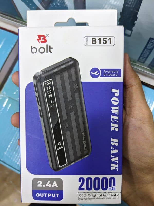 brand new bolt powerbank 20000mah wholsale rate 1