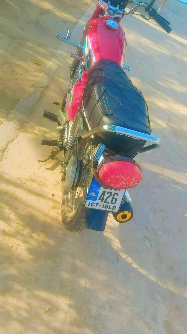 Honda 125 2023 Model Islamabad Number 3