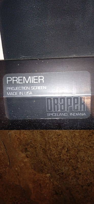 Draper tab tension premium motorised projector screen 8 feet x 5 feet 1