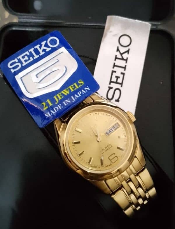 Seiko 5 Ladies Automatic Watch. 4