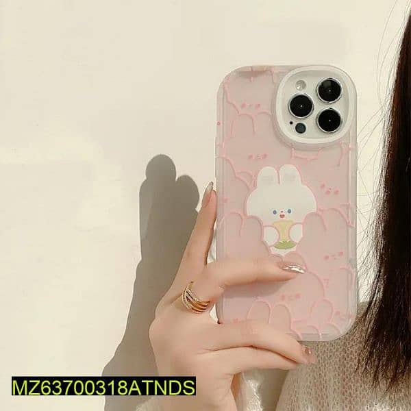 iphone pink case only - cute pink Rabbit Design 2