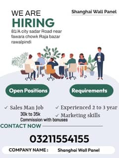 Sales Representative / Salesman job Avail in (Raja bazar Rawalpindi)